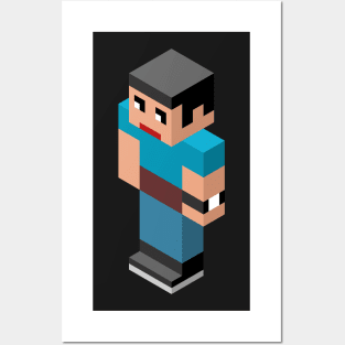 Isometric male person Posters and Art